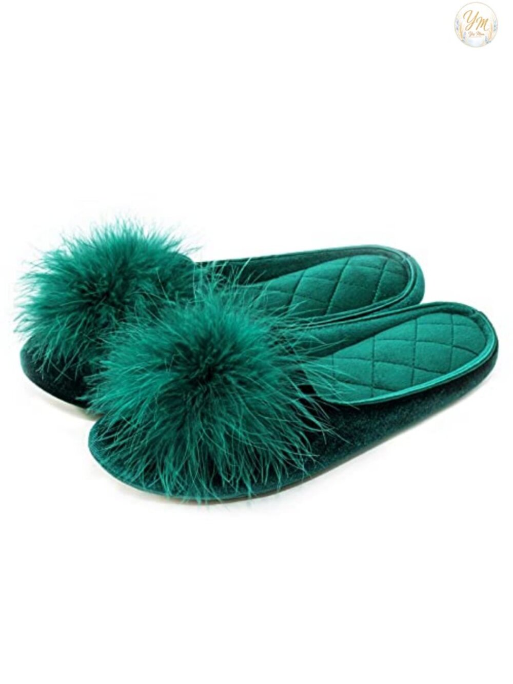 Women's Fuzzy Plush Memory Foam House Slippers Non-Slip Indoor Outdoor